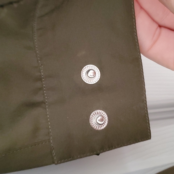 Ralph Lauren black label green silk shirt dress size 10 - Picture 5 of 9